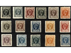 COLONIAS ESPAÑOLAS: GUINEA. SERIE COMPLETA, 16 valores. Numeraciones ...