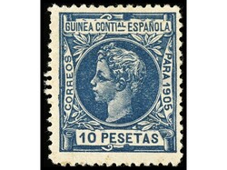 COLONIAS ESPAÑOLAS: GUINEA. SERIE COMPLETA, 16 valores. Numeraciones ...