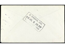 COLONIAS ESPAÑOLAS: GUINEA. 1920. ANNOBÓN a CANADÁ. 4 pts naranja, ...