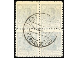 COLONIAS ESPAÑOLAS: GUINEA. SERIE COMPLETA. 13 valores, bloques de ...