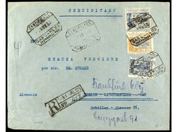 COLONIAS ESPAÑOLAS: GUINEA. 1930. S. CARLOS a ALEMANA. 10 cts., 30 ...