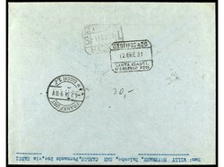 COLONIAS ESPAÑOLAS: GUINEA. 1931. S. CARLOS a ALEMANIA. 10 cts., 20 ...