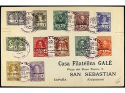 COLONIAS ESPAÑOLAS: GUINEA. 1926. SANTA ISABEL a SAN SEBASTIÁN. ...
