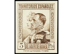 COLONIAS ESPAÑOLAS: GUINEA. SERIE COMPLETA SIN DENTAR, sellos de 1 ...