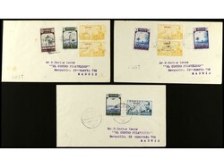 COLONIAS ESPAÑOLAS: IFNI. 1947-48. Conjunto de tres cartas circuladas