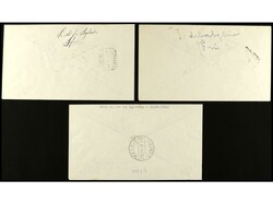 COLONIAS ESPAÑOLAS: IFNI. 1947-48. Conjunto de tres cartas circuladas