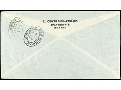 COLONIAS ESPAÑOLAS: IFNI. 1950. SERIE COMPLETA en carta circulada, ...
