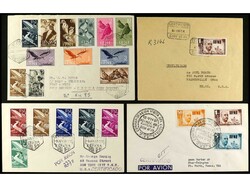 COLONIAS ESPAÑOLAS: IFNI. 1951-64. Conjunto de ocho cartas, diversos ...