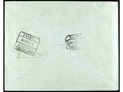 COLONIAS ESPAÑOLAS: MARRUECOS. 1906. SAFFI a ALEMANIA. 10 cts. rojo ...