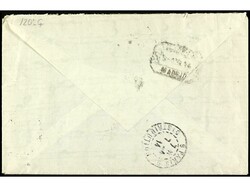 COLONIAS ESPAÑOLAS: MARRUECOS. 1914. TETUÁN a PARÍS. 50 cts. azul ...