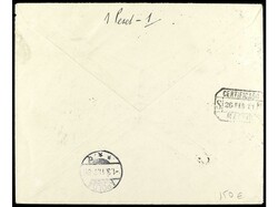 COLONIAS ESPAÑOLAS: MARRUECOS. 1911. TANGER a ALEMANIA. 1 pta. ...