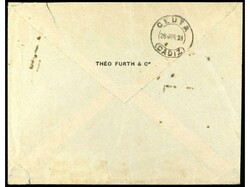 COLONIAS ESPAÑOLAS: MARRUECOS. 1909. TETUÁN a CEUTA. 10 cts. rojo ...