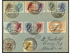 COLONIAS ESPAÑOLAS: MARRUECOS. 1915. LARACHE a MADRID. Serie ...