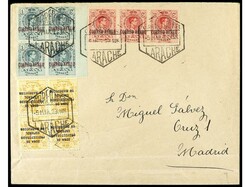 COLONIAS ESPAÑOLAS: MARRUECOS. 1923. LARACHE a MADRID. 15 cts. ...