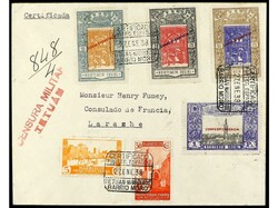 COLONIAS ESPAÑOLAS: MARRUECOS. 1938. TETUÁN a LARACHE. 5 cts. y ...