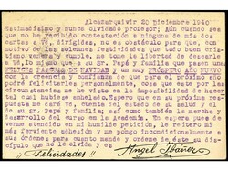 COLONIAS ESPAÑOLAS: MARRUECOS. 1940. ALCAZARQUIVIR a BARCELONA. ...