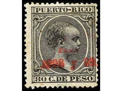 COLONIAS ESPAÑOLAS: PUERTO RICO. SERIE COMPLETA. 17 valores. ...