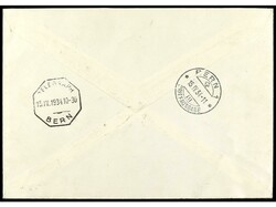 FRANCIA. 1934. PARÍS a SUIZA. Precioso franqueo, al dorso llegada. ...