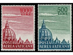 VATICANO. 1958. SERIE COMPLETA, dentado 14. SELLO RARÍSIMO, del 500 ...