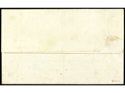 SUIZA. 1846. 5 c. ´águila pequeña´, en sobrescristo GENÈVE ...