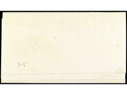 SUIZA. 1850. Envuelta a WITTENBACH. 5 Rp. azul y rojo, mat. P.P. en ...