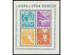 SUIZA. Conjunto de series con fijasellos. Yv. * 151/3, * Av. 24/24a ...