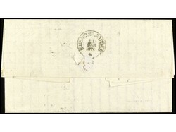 ESPAÑA. 1876. BARCELONA a BUENOS AIRES. 5 cts. gris, 10 cts. azul y ...