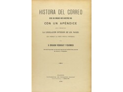 BIBLIOGRAFÍA. 1894. HISTORIA DEL CORREO. Eduardo Verdagay. Lomo ...