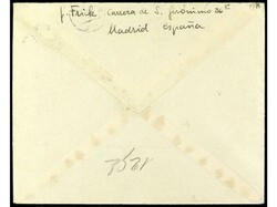 ESPAÑA. 1946. MADRID a SUIZA. Precioso franqueo incluyendo el sello ...