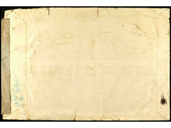 ESPAÑA. 1938. BARCELONA a BRASIL. Espectacular franqueo con 11 ...