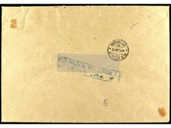 ESPAÑA. 1938. BARCELONA a SUIZA. 2,50 pts. sobre 25 cts., 5 cts. y ...