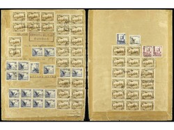 ESPAÑA. 1938. BURGOS a ARGENTINA. 10 pts. castaño (41), 10 pts. ...