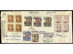 ESPAÑA. 1942. SANTA CRUZ DE TENERIFE a SUIZA. Serie completa, ...
