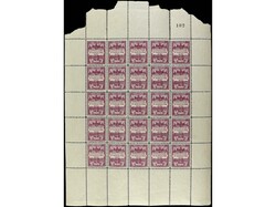 ESPAÑA: AYUNTAMIENTO DE BARCELONA. SERIE COMPLETA en hojas completas ...