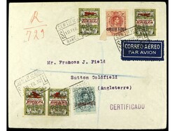 ESPAÑA: AYUNTAMIENTO DE BARCELONA. 1932. BARCELONA a INGLATERRA. ...