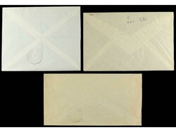 ESPAÑA E. LOCALES PATRIOTICAS: BURGOS. 1937. Tres cartas circuladas ...