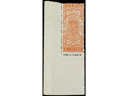 FILIPINAS. FISCALES. GIRO 1895. 3 pesos y 6 pesos naranja. RAROS