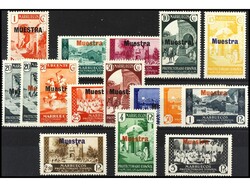 COLONIAS ESPAÑOLAS: MARRUECOS. SERIE COMPLETA habilitación MUESTRA ...