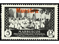 COLONIAS ESPAÑOLAS: MARRUECOS. SERIE COMPLETA habilitación MUESTRA ...