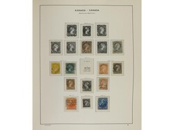 LOTES y COLECCIONES. CANADÁ Colección en álbum Schaubek desde ...