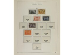 LOTES y COLECCIONES. CANADÁ Colección en álbum Schaubek desde ...