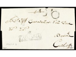 ESPAÑA: PREFILATELIA. 1781 (23 julio). ASCÓ a CALAF. Marca ...