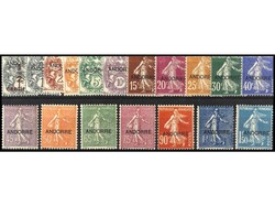 ANDORRA: ANDORRA FRANCESA. SERIES COMPLETAS, goma no original. Yv ...