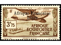 AFRICA ECUATORIAL FRANCESA. SERIE COMPLETA. 8 valores. 8,50 f. ...