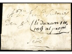 ESPAÑA: PREFILATELIA. 1814 (17 febrero). TERMENS (Lleida) a SEDÓ ...