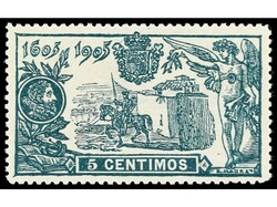 ESPAÑA. 5 céntimos verde. LUJO. Ed.257.