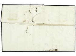 ESPAÑA: PREFILATELIA. 1842. Carta con la marca C.O./ASTURIAS (nº2) ...