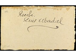 ESPAÑA. 1923. BARCELONA a TETUÁN. Frente de SOBRE MONEDERO para el ...