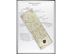 ESPAÑA: PREFILATELIA. 1655. CÁDIZ a AMBERES. Carta con texto con ...