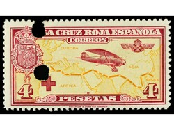 ESPAÑA. SERIE COMPLETA con taladros MUESTRA. Ed.339/48MT.